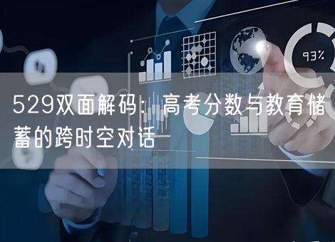 529双面解码：高考分数与教育储蓄的跨时空对话