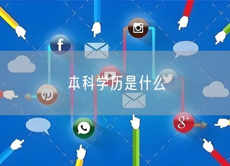 本科学历是什么