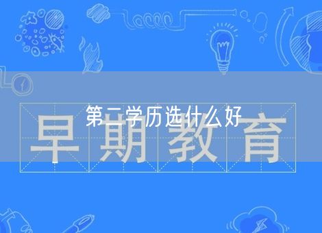 第二学历选什么好