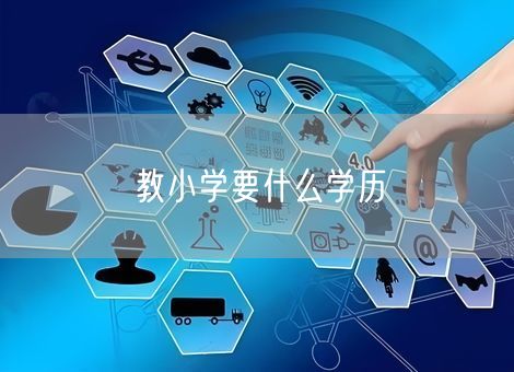 教小学要什么学历