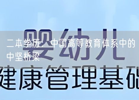 二本学历：中国高等教育体系中的中坚桥梁